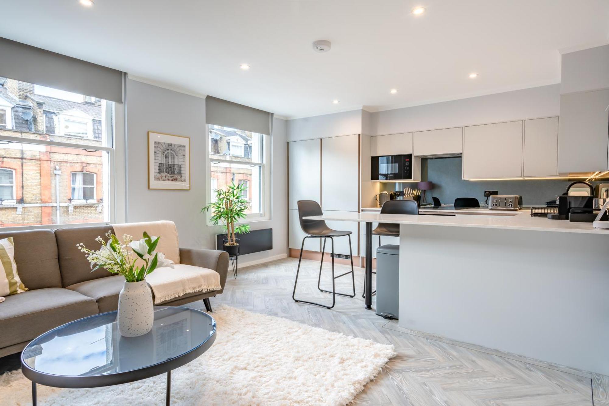 لندن Modern & Chic One Bedroom Apartments In Fitzrovia By Sojo Stay المظهر الخارجي الصورة